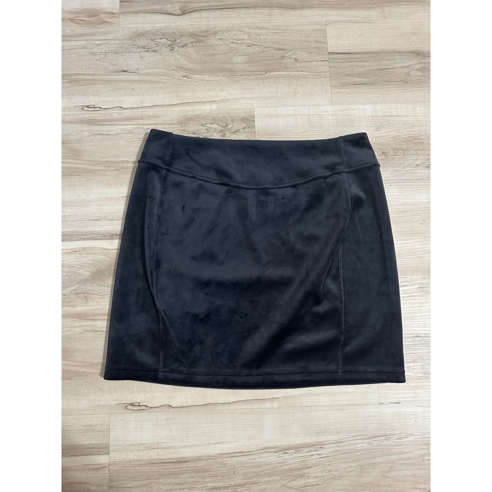 Lululemon Scuba High-Rise Mini Skirt in Black Velvet Women's Large